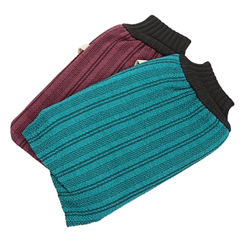 Healeved Peeling-badetücher Körperpeeling Badehandschuhe Handtuch Baumwolle Rückenpeeling-handtücher von Healeved