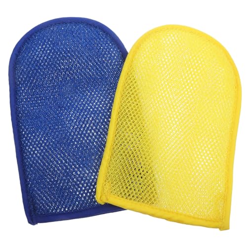 Healeved 2pcs Peeling-handschuhe Badehandschuhe Für Männer Tiefes Peeling Duschhandschuhe Für Körperwäscher von Healeved