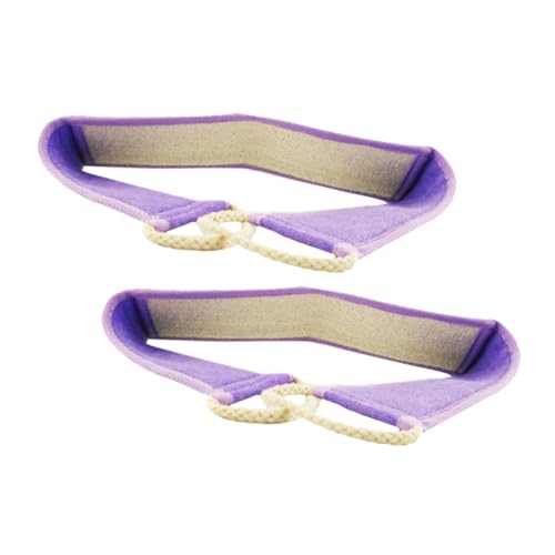 Healeved 2stücke Rücken Peeling Waschlappen Mit Griffen Elastischer Rückenwaschlappen Peeling Duschhandtuch Für Tiefenreinigung Körperpeelingwaschlappen Für Männer Und Frauen von Healeved