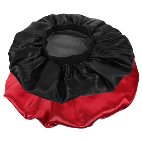 Healeved 2stücke Satin-duschhauben Satin- Wiederverwendbare Badehauben Für Damen Robust Und Bruchfest Für Reisen Und Täglichen Gebrauch von Healeved