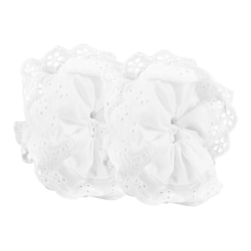 Healeved Elegante Doppellagige Haargummis Aus Spitze Für Damen Haargummis Für Pferdeschwanz von Healeved