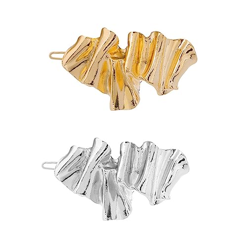 Healeved Haarspangen-set Für Mädchen 2-teiliges Haarspangen-set Aus Metall Mit Unregelmäßiger Form Für Dauerhafte Frisuren von Healeved