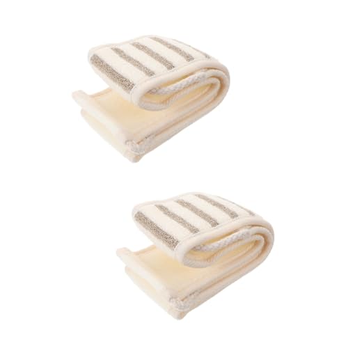 Healeved 2stücke Pull Wash Towel Langer Beidseitiger Peeling-handtuch Leinen Für Effektive Körperreinigung Für Rücken Beine Und Schultern Und Leicht Zu Verstauen von Healeved