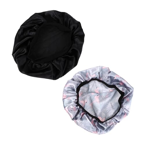 Healeved Schlafmütze Satinhaube Haarhaube Schlafmütze Schlafmütze Überzug für Damen und Herren von Healeved