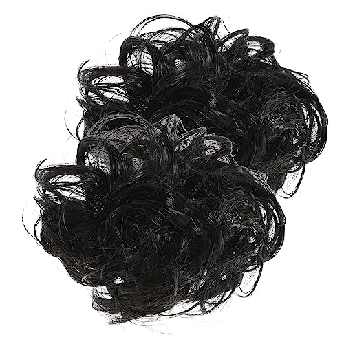 Healeved Set Mit 2 Großen Haarspangen Stylische Dutt-haarteile Für Frauen Natürliches Aussehen Haarverlängerungen Einfach Zu Verwenden von Healeved