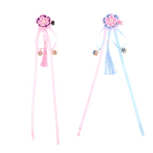 Healeved 2-teiliges Quasten-haarnadel-set Mädchen-haarspange Mit Quaste Festival-haarnadel Haar-accessoires Für Kinder Und Mädchen Für Besondere Anlässe von Healeved