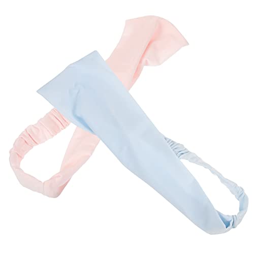 Healeved Schweißableitend Für Frauen 2er-pack Yoga-workout-haarband Yoga-stirnbänder Für Frauen Atmungsaktiv Elastisch von Healeved