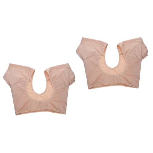Healeved 2stücke Armpit Schweißpads Für Damen Atmungsaktive Unterarmweste Aus Polyester Mit Saugfähigen Einlagen Für Optimalen Schutz Für Sport Sommer Und Outdoor-aktivitäten von Healeved