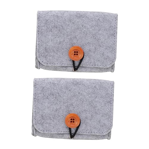 Healeved 2stücke Tasche Zum Tragen Von Ätherischen Ölen Reisetasche Für Ätherische Öle Aufbewahrungstasche Aus Filz Für Ätherische Öle Organizer Für Taschen Für Kleine Tasche Für Platzspare von Healeved
