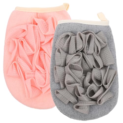 Healeved 2stücke Duschhandschuhe Zum Peeling Badehandschuhe Für Körperreinigung Waschhandschuhe Mit Scrub- Schrubbhandschuhe Zum Badehandschuhe Für Und Frauen Effektives Peeling von Healeved