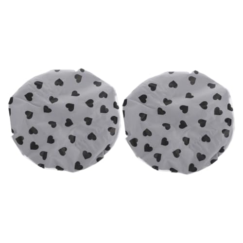 Healeved 2stücke Duschhaube Für Herren Und Damen Verstellbar Mit Wasserdichtem Material Für Langes Haar Und Haarfärbemittel Wiederverwendbare Satin-badekappe von Healeved