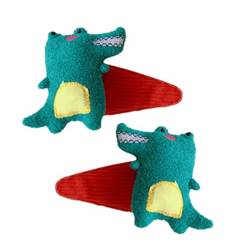 Healeved 2stücke Haarspangen Dinosaurier Geformt Haarnadeln Cartoon Kopfschmuck Grün Haar Accessoires Für Mädchen Und Frauen von Healeved