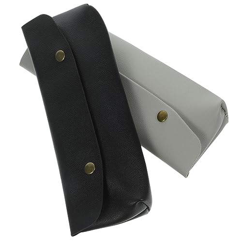 Healeved 2stücke Langlebige Kosmetikpinselhalter Tragbare Make-up-Taschen Für Reise Und Alltag Vielseitige Stift Und Bleistiftetuis Schwarz Für Frauen von Healeved