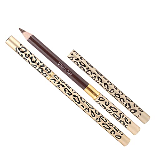 Healeved 2stücke Leopard-muster Augenbrauenstift Mit Bürste Professioneller Augenbrauen-make-up-stift Für Präzise Anwendung Und Natürliches Finish von Healeved