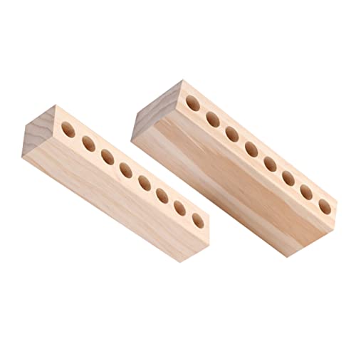 Healeved 2stücke Lippenstiftständer Mit Mehreren Fächern Organizer Für Kosmetik Schreibtisch Lippenstiftregal Für Haushalt Aufbewahrungsregal Für Make-up-pinsel Platzsparendes Design von Healeved