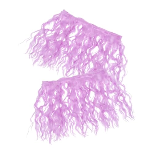 Healeved 2stücke Lockige Puppenhaar-extensions Synthetischem Material Für -puppen-herstellung Lange Perücke Für Bjd-puppen Kreative Bastelbedarf Healeved 2stücke Lockige Puppenhaar-extensions Synthetischem Material Für -puppen-herstellung Lange Perücke Für Bjd-puppen Kreative Bastelbedarf von Healeved