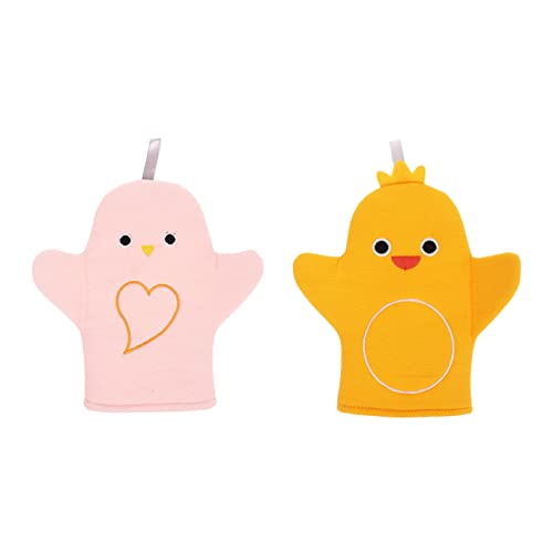 Healeved 2stücke Pack Cartoon Junge Mädchen Peeling Bad Handschuhe Reibetücher Schöne Badehandschuhe Aus Hochwertigem Material von Healeved