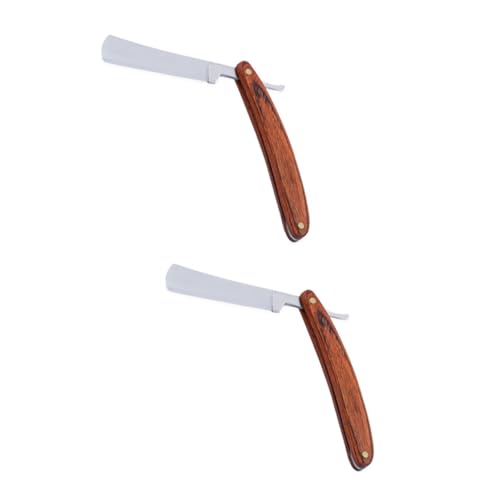 Healeved 2stücke Steel Straight Mit Holzgriff Professionelle Nassrasierer Für Herren Tragbar Und Sicher Für Friseursalons Und Zuhause Healeved 2stücke Steel Straight Mit Holzgriff Professionelle Nassrasierer Für Herren Tragbar Und Sicher Für Friseursalons Und Zuhause von Healeved