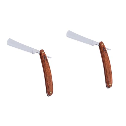 Healeved 2stücke Steel Straight Shaving Mit Holzgriff Professionelles Rasiermesser Für Manuelles Nassrasieren Tragbares Design Für Barbershops Und Zuhause Healeved 2stücke Steel Straight Shaving Mit Holzgriff Professionelles Rasiermesser Für Manuelles Nassrasieren Tragbares Design Für Barbershops Und Zuhause von Healeved