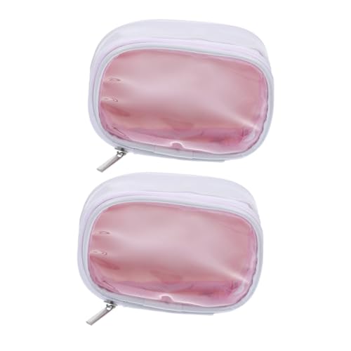 Healeved 2stücke Transparente Kosmetiktasche Tragbare Reise-toilettentasche wasserdichte Schminktasche Mit Zipper Für Makeup Und Pflegeprodukte Für Damen Und von Healeved