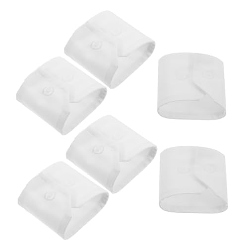 Healeved 3 Paare Dekorative Handgelenkmanschetten für Damen Weiße Falsche Ärmel für Pullover und Mantel Stilvolle Kleidung Zubehör von Healeved