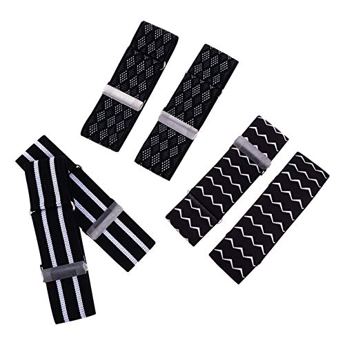 Healeved 3 Paare Verstellbare Elastische Armbänder für Herren Hemdärmelhalter mit Robustem Metallverschluss für Partys und Formelle Anlässe Strapazierfähigem Gefertigt Modisches Design Healeved 3 Paare Verstellbare Elastische Armbänder für Herren Hemdärmelhalter mit Robustem Metallverschluss für Partys und Formelle Anlässe Strapazierfähigem Gefertigt Modisches Design von Healeved