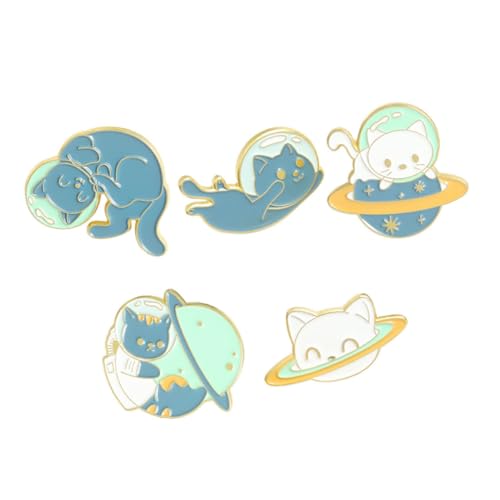 Healeved 3 Sätze Cartoon Tierbroschen Niedliche Anstecknadeln Für Kleidung Dekorative Broschen Für Taschen Mäntel Pullover Und 5 Stücke * 3 von Healeved