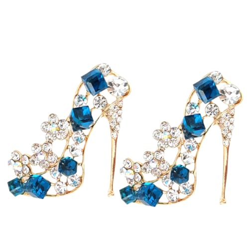 Healeved 3 Sätze High Heel Broschen Farbige Kleidung Anstecknadeln Glitzernde Broschen Für Handtaschen Hüte Accessoires Stilvolles Für Damenoutfits 2 Stück * 3 von Healeved