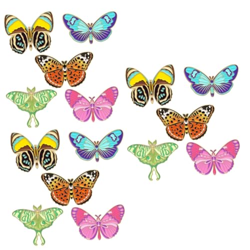 Healeved 3 Sätze Insektenbroschen Niedliche Emaille Pins Für Rucksäcke Kleidung Dekorative Anstecknadeln Für Accessoires Für Freunde Familie 5 Stück * 3 von Healeved