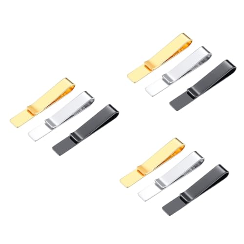 Healeved 3 Sätze Krawattenclip Krawattenklammer Für Herren Praktische Krawattenzubehör Für Business Freizeit 3 Stücke * 3 von Healeved