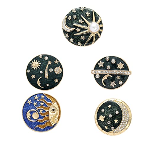 Healeved 3 Sätze Milchstraßen Brosche Blaue Anstecknadel Cartoon Brosche Brosche Kleidungsbrosche Anstecknadel Kleiderbrosche Legierungsbrosche Abzeichen 5 Stücke * 3 von Healeved
