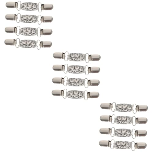 Healeved 3 Sätze Strickjacken Clips Mit Muster Vintage Broschen Für Schals Cardigan Clips Dekorieren Von Kleidung Für Damen Modisches Accessoire 4 Stück * 3 von Healeved