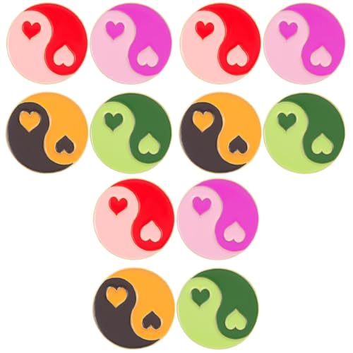 Healeved 3 Sätze Teiliges Herz Broschen Für Damen Anstecknadeln Für Kleidung Rucksäcke Hüte Dekorative Pins Zur Persönlichkeitsbetonung Für Zu Valentinstag Besonderen Anlässen 4 Stück * 3 von Healeved