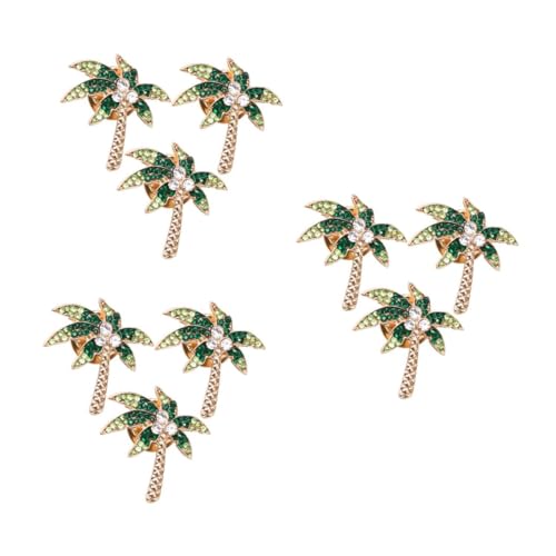 Healeved 3 Sätze Teiliges Kokosnussbaum Brosche Anstecknadel Legierung Für Damen Stilvolles Accessoire Für Kleider Taschen Für Partys Besondere Anlässe 3 Stück * 3 von Healeved
