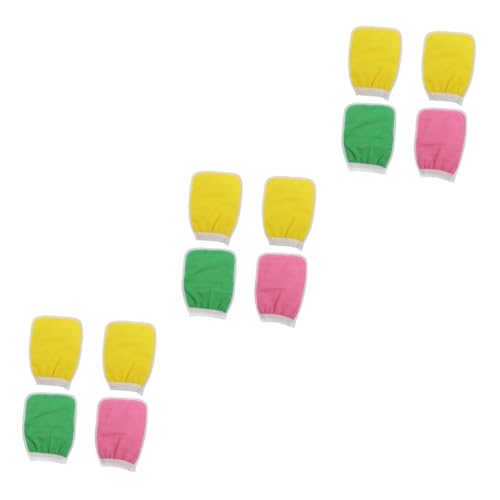Healeved 12stücke Peeling-handschuhe Für Körperpeeling Doppelseitige Exfoliator-mitts Zur Entfernung Abgestorbener Hautzellen Für Männer Und Frauen Waschbar Und Wiederverwendbar von Healeved