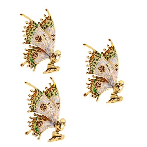 Healeved 3 Stck. Brosche mit Dekorativen Flügeln Anstecknadel für Kleidung Taschen Schals und für Partys und Festivals um Ihren Stil zu Unterstreichen von Healeved