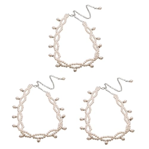 Healeved 3 Stck. Perlen Bauch Kette für Frauen Waist Chain für Kleider Hochzeiten Partys und Freizeitveranstaltungen Kunstperlen Gürtel mit Dekorativen Akzenten von Healeved