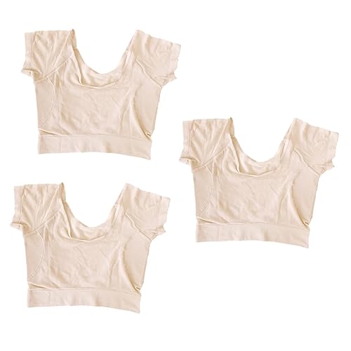 Healeved 3 Stk Schweißpolster-Unterwäsche Damen-Bralette Frauen unter dem Arm Westen für Damen Achselweste underarm sweat pad unterarm schweiß pads Kleidung schweißabsorbierende Weste Modal von Healeved