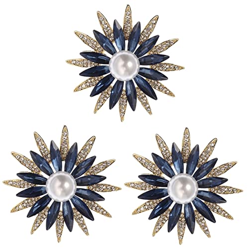 Healeved 3 Stück Brosche Anstecknadel für Damen Herren Geometrische Corsage für Hochzeiten Partys Formelle Anlässe Langlebig Sicher mit Feiner Verarbeitung Perfektes Accessoire für Outfit von Healeved