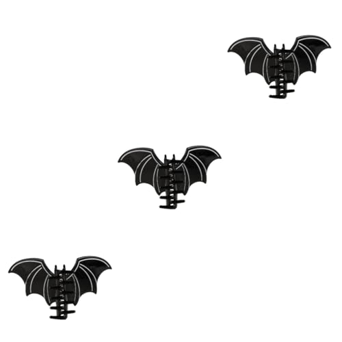 Healeved 3 Stück Haarspange Damen Bat Design Große Haarklammer Eleganter Haarclip für Verschiedene Anlässe Leicht und Komfortabel Haarstyling Tool für Langes Haar von Healeved