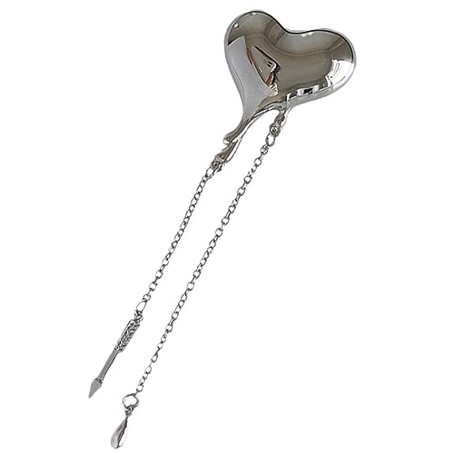 Healeved 3 Stück Herz Brosche Anstecknadel mit Kettenanhänger Schmuckdekoration für Damen für Anlässe Wie Weihnachten Muttertag oder für Freunde Familie von Healeved