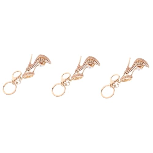 Healeved 3 Stück High Heels Anhänger High Heel Schuh Schlüsselanhänger Strass Schuh Schlüsselanhänger Modische Strass Absätze Mini Schuhe Schlüsselanhänger Schuhketten Für DIY von Healeved