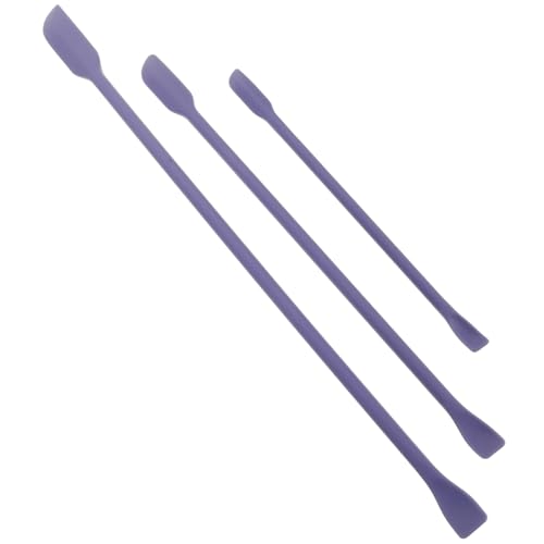 Healeved 3 Stück Kleiner Spitzenschaber Zuckerguss-spatel Mini-make-up Spachtelzange Kuchenform Silikon-make-up-spatel Schminkschaufel Spachtel Spatel Für Make-up Violet Kieselgel Healeved 3 Stück Kleiner Spitzenschaber Zuckerguss-spatel Mini-make-up Spachtelzange Kuchenform Silikon-make-up-spatel Schminkschaufel Spachtel Spatel Für Make-up Violet Kieselgel von Healeved