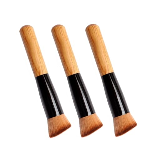 Healeved 3stücke Lidschatten Pinselset Für Make-up-pinsel Kosmetik Pinsel Für Lidschatten Und Lose Puder Beauty-make-up-pinsel Für Damen Make-up-zubehör von Healeved