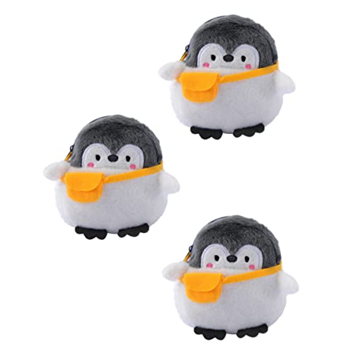 Healeved 3stücke Pinguin-geldbörse Aus Hochwertigem Material Kleingeldtasche Mit Praktischer Aufbewahrung Für Münzen Bargeld Und Ausweise Tragbar Für Reisen Und Shopping von Healeved