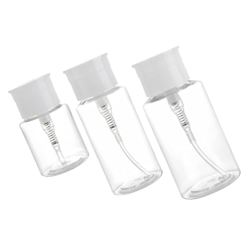 Healeved 3 Stück Reiseflasche 100ml 150ml 200ml Auslaufsichere Tragbare Kosmetikflasche Aus Kunststoff Sichtbare Flüssigkeitsbehälter Für Lotion Shampoo Handcreme Wiederverwendbare Healeved 3 Stück Reiseflasche 100ml 150ml 200ml Auslaufsichere Tragbare Kosmetikflasche Aus Kunststoff Sichtbare Flüssigkeitsbehälter Für Lotion Shampoo Handcreme Wiederverwendbare von Healeved