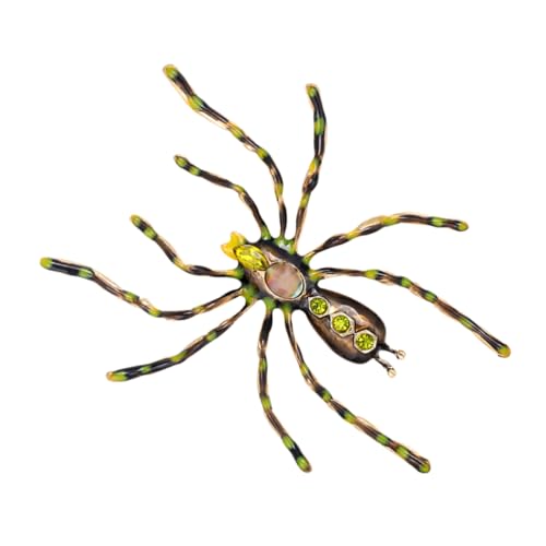 Healeved 3 Stück Spinnenbrosche Boutonniere Pins Strassbrosche Kleidungsaccessoires Strass Corsage Schmuck Kleidung Clip Bekleidungsaccessoire Strass von Healeved