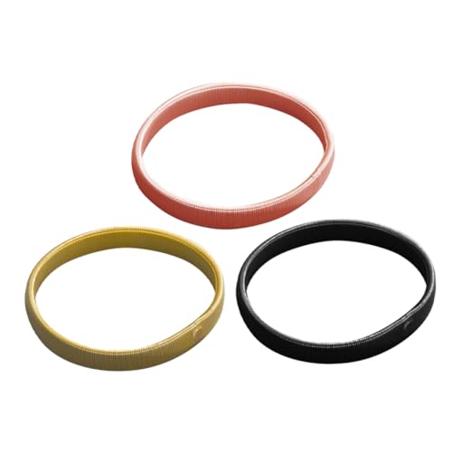 Healeved 3 Stück Teiliges Elastische Metall Armmanschetten für Herren Verstellbare Ärmelhalter als Shirt Sleeve Dekoration Geeignet für Partys Bar und Alltag in Gold Roségold und Schwarz von Healeved