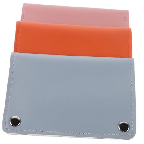 Healeved 3 Stück Teiliges Nagelfräser Aufbewahrungsset mit Schutzfutter Schnappverschluss Organizer Tasche für Nagelzubehör Tragbar Farben Blau Orange für Nageltechnik Profis von Healeved