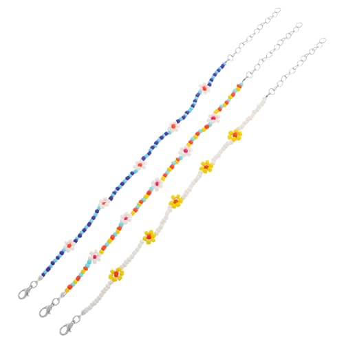 Healeved 3 Stück Urlaubsküste Knöchelkette perlen fußkettchen Armband Fußkettchen mit Strandperlen stapelbares Perlen-Fußkettchen Sommer Armbänder Boho-Fußkettchen Legierung Healeved 3 Stück Urlaubsküste Knöchelkette perlen fußkettchen Armband Fußkettchen mit Strandperlen stapelbares Perlen-Fußkettchen Sommer Armbänder Boho-Fußkettchen Legierung von Healeved